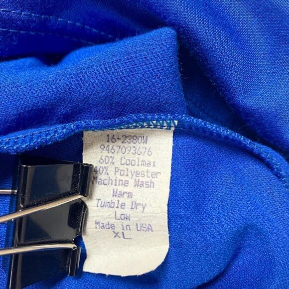 Vintage BMC BMCC Cycling Jersey Mens Extra Large Blue Made in USA Bike Bicycle - Picture 11 of 14